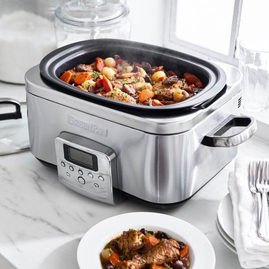 greenpan slowcooker zonder pfas en teflon